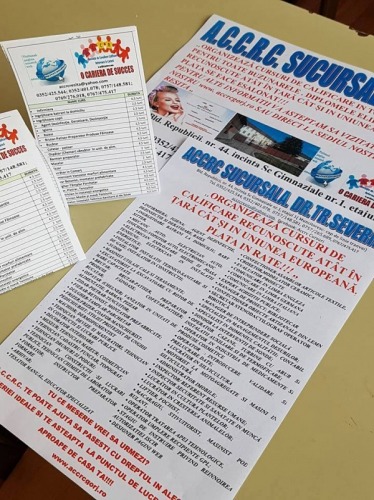 ACCRC RESITA ORGANIZEAZA CURSU