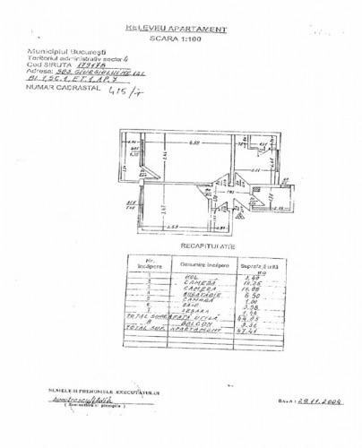 Apartament 2 camere  sos. Giur