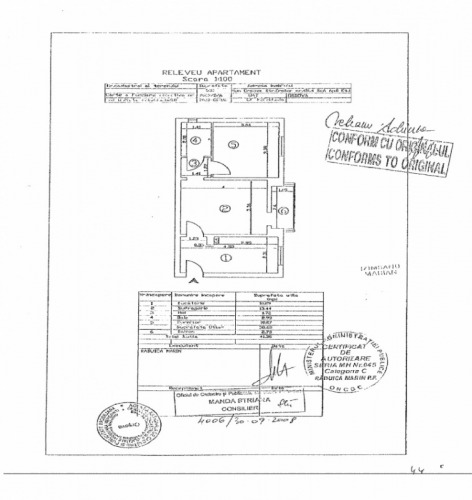 Apartament 2 camere  str. Eroi