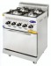Aragaz profesional cu 4 focuri si cuptor