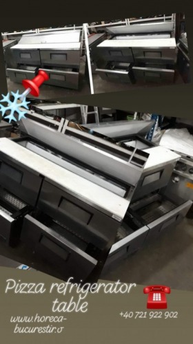 Banc inox frigorific pizza sec