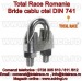 Bride cablu turnate DIN 741