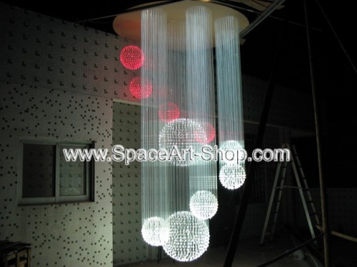 Candelabru fibra optica si cri