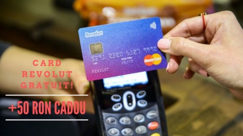 Card Revolut Gratis 50 RON Bon