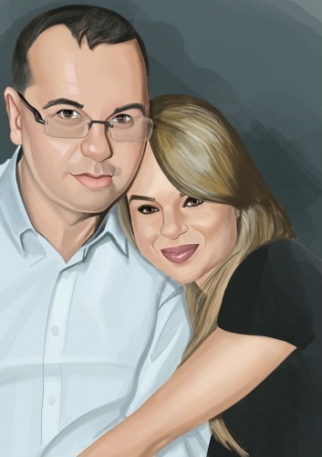 Caricaturi si portrete la coma