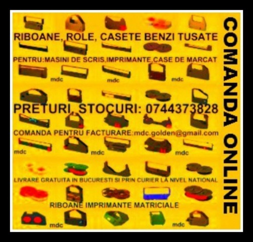 Casete tus ptr.masina de scris