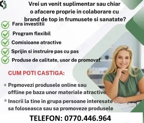 Castiga bani promovand produse