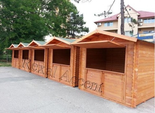 Casute de lemn pentru comert p