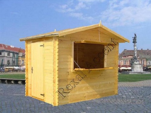 Casute de lemn pentru targuri 