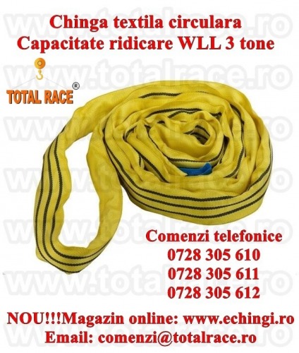 Chinga textila ridicare circul