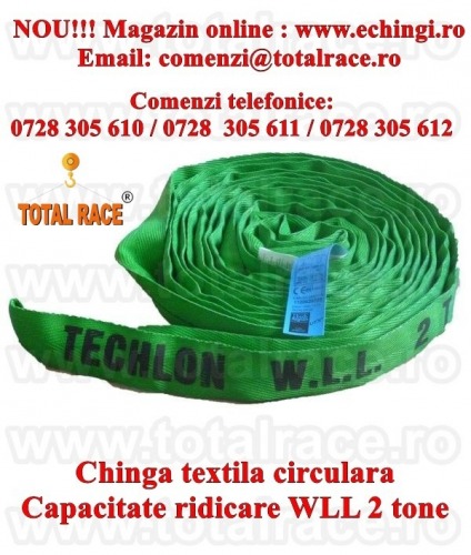 Chinga textila ridicare circul