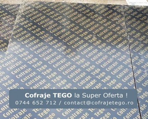 Cofraje TEGO. Importator TEGO.
