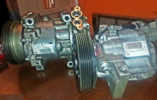 Compresor a. C dacia logan 15 