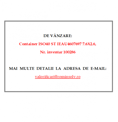 Container ISO40 ST IEAU4607697