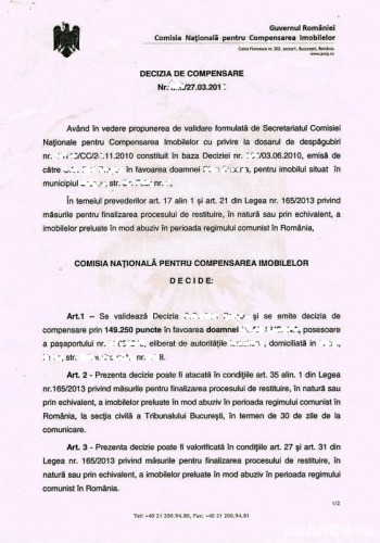 Cumpar decizii de puncte si do