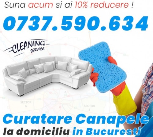 Curatare canapele la domiciliu