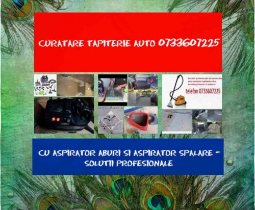 Curatare tapiterie auto cu abu