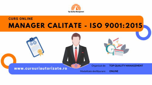 Curs online Manager calitate