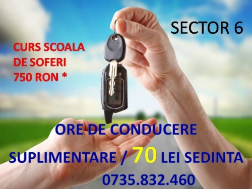 Curs scoala de soferi