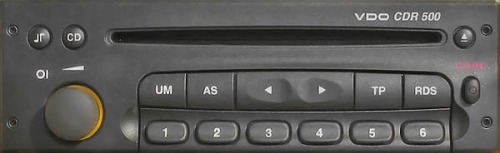 Deblocare radioOPEL VDO CDR500