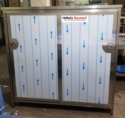 Dulap inox vertical 2 usi culi