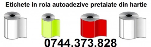 Etichete in rola autoadezive p
