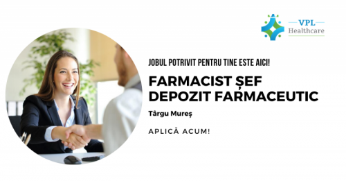 Farmacist Sef Depozit Farmaceu