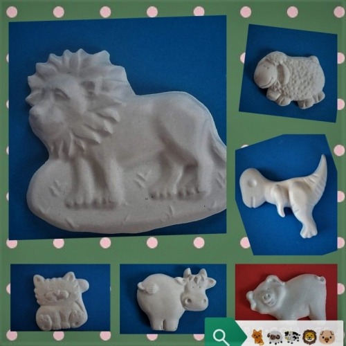 Figurine din ipsos  setul anim