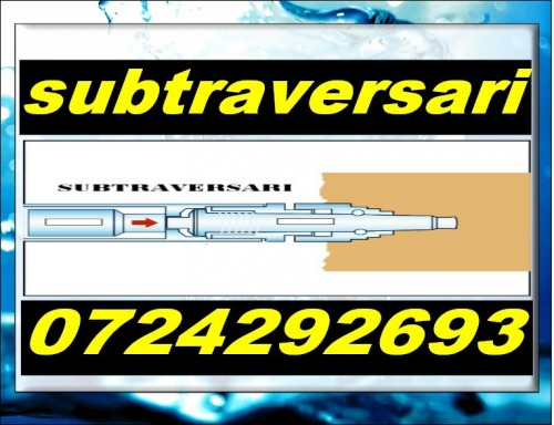 foraje orizontale  | subtraver