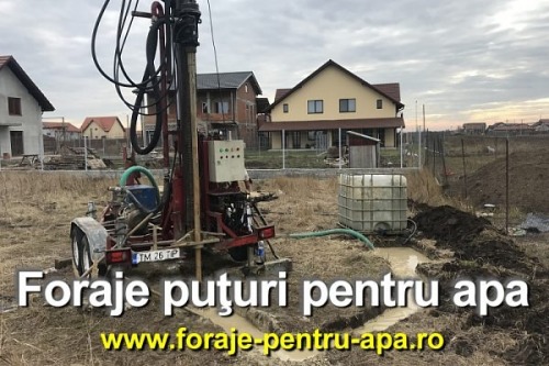 Foraje puturi pentru apa potab