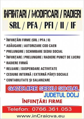 GAZDUIRE SEDIU SOCIAL DOLJ   C