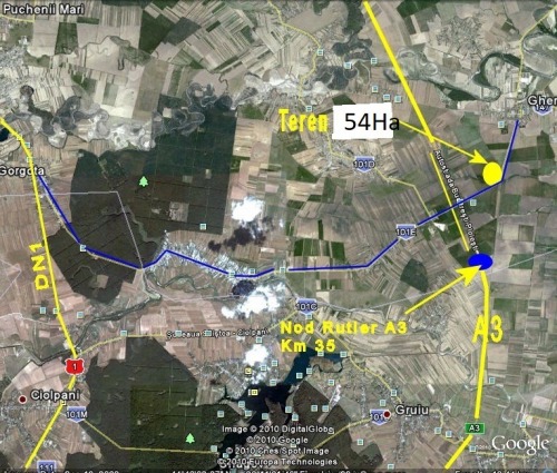 Gherghita Autostrada A3 teren 