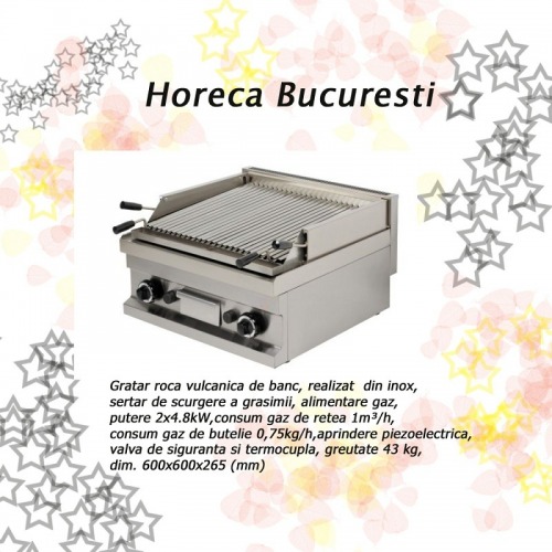 Gratar roca vulcanica de banc 