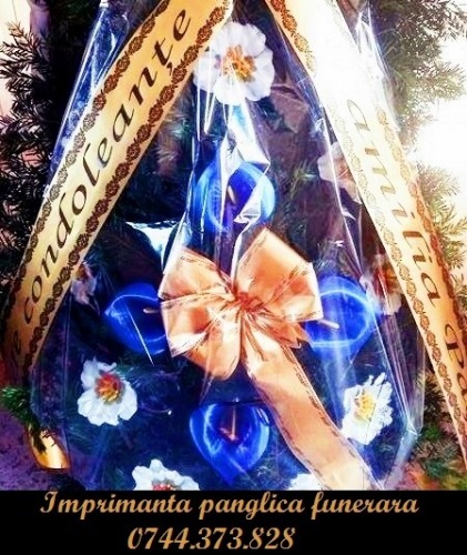 Imprimanta banda decor funerar