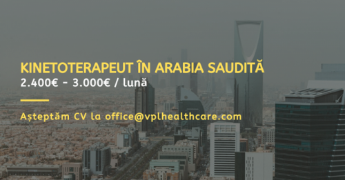 Job Kinetoterapeut in Arabia S