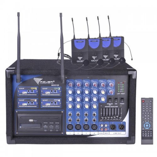 Kit wireless cu 4 microfoane c