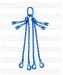 Lanturi industriale grad 100 T
