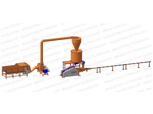 Linie brichetare 150 200 kg or