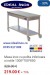 Masa de lucru inox andorsata