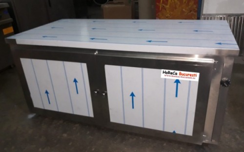 Masa lucru inox si dulap incal