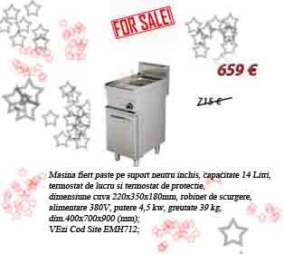 Masina fiert paste pe suport