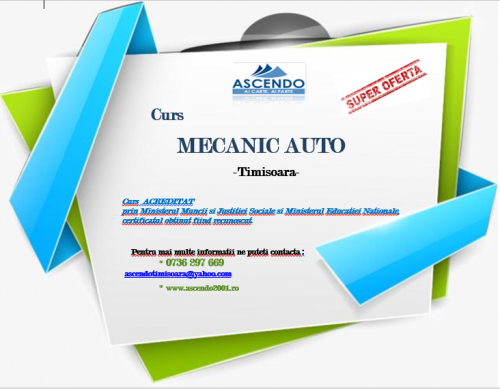 MECANIC AUTO   Curs de calific