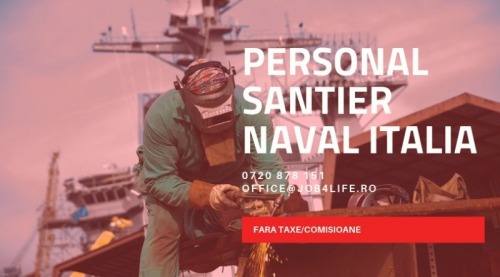 MUNCITORI SANTIER NAVAL ITALIA