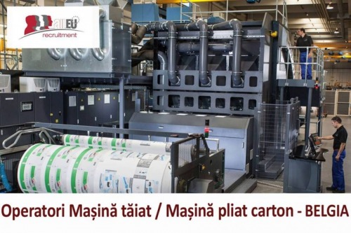 Operatori masina taiat si plia