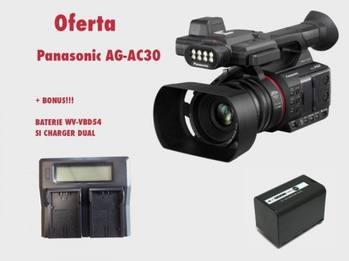 Panasonic AG AC30 . Videocamer