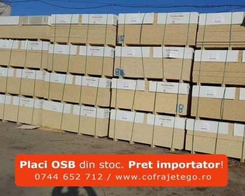 Placi OSB din stoc. Pret impor