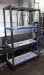 Raft inox cu 4 polite profesional