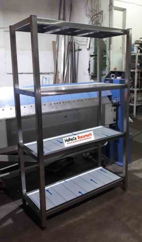 Raft inox cu 4 polite profesio