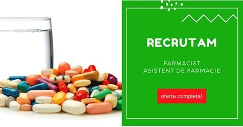 Recrutam Farmacisti in Bucures