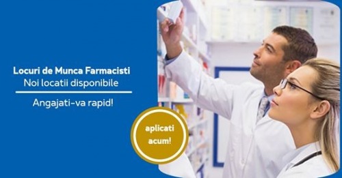 Recrutam Farmacisti in Romania